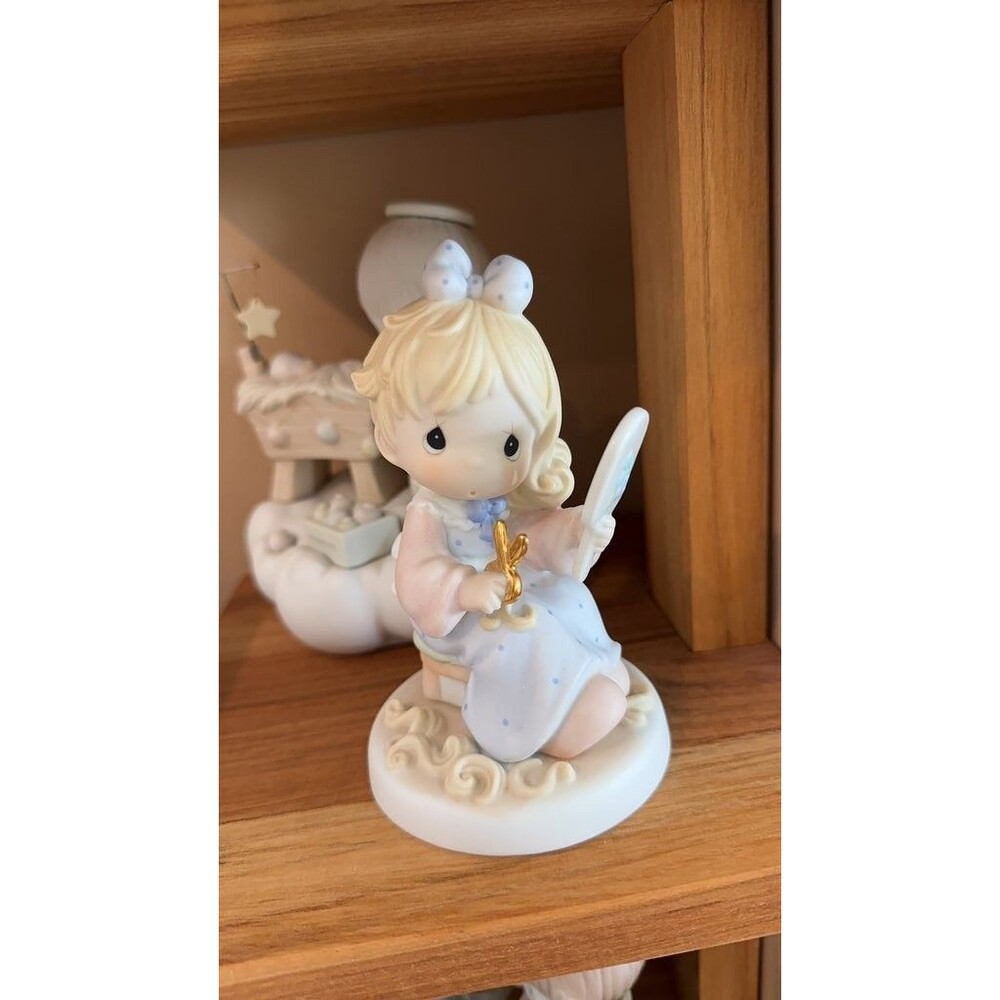 Precious Moments Figurine - Girl with Mirror